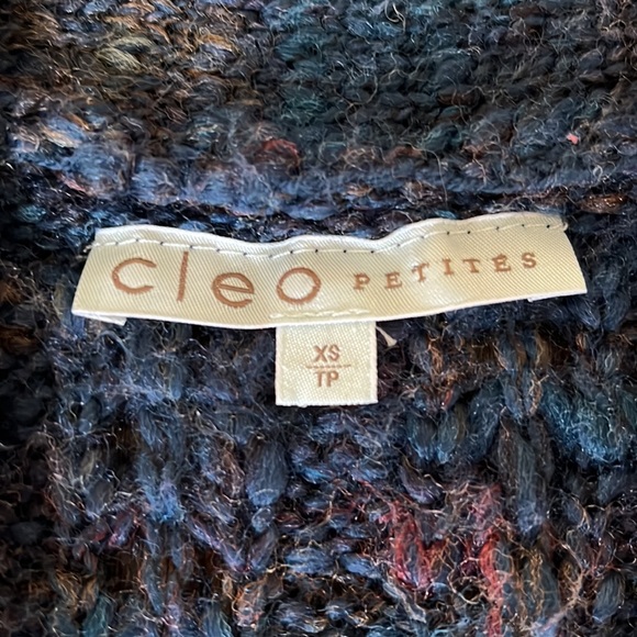 VGUC Cleo Petites navy cardigan - Picture 3 of 5